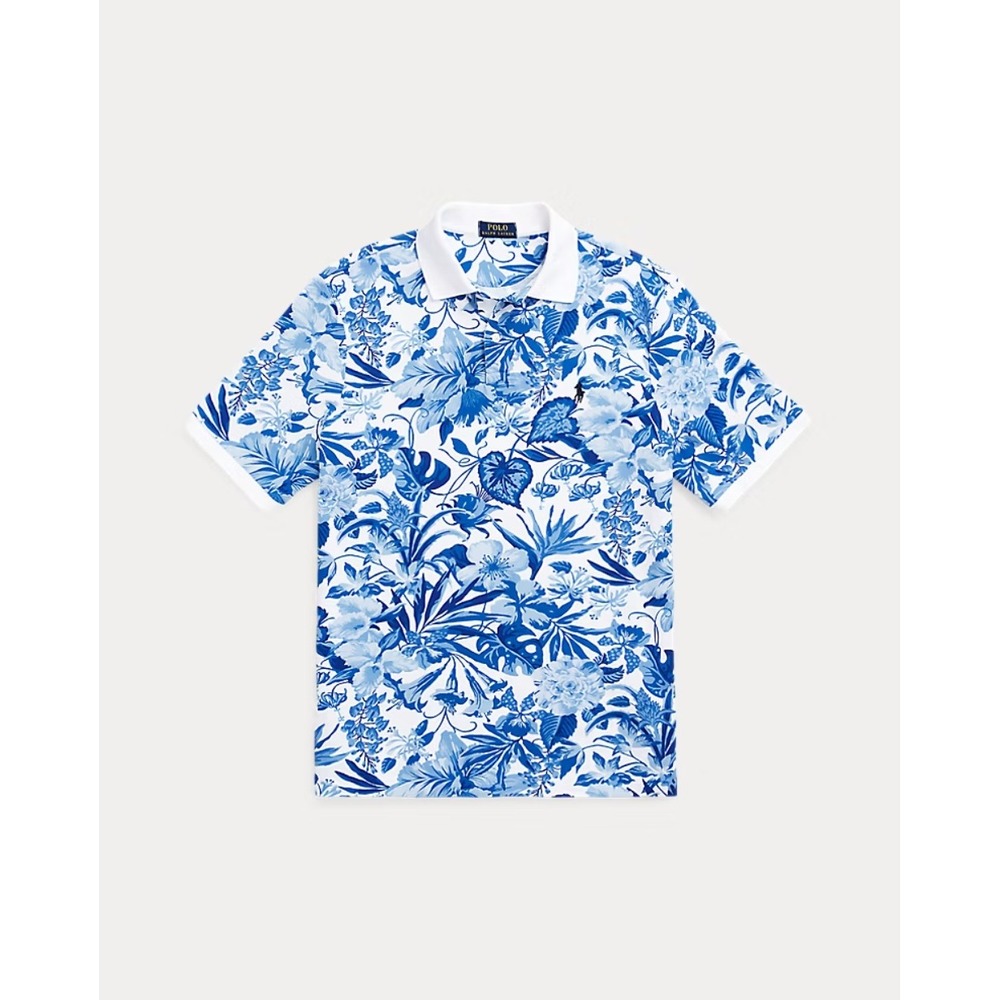 Polo Ralph Lauren Shirt Floral Tropical Blue White 4XLT